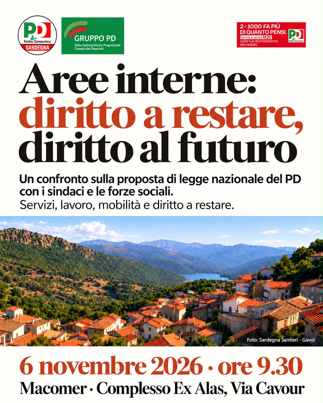 AREE INTERNE: diritto a restare, diritto al futuro